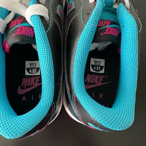 Nike Air Force 1 LV8 “Miami Nights” (GS) | Black Teal Pink | 4.5Y - Picture 5 of 12